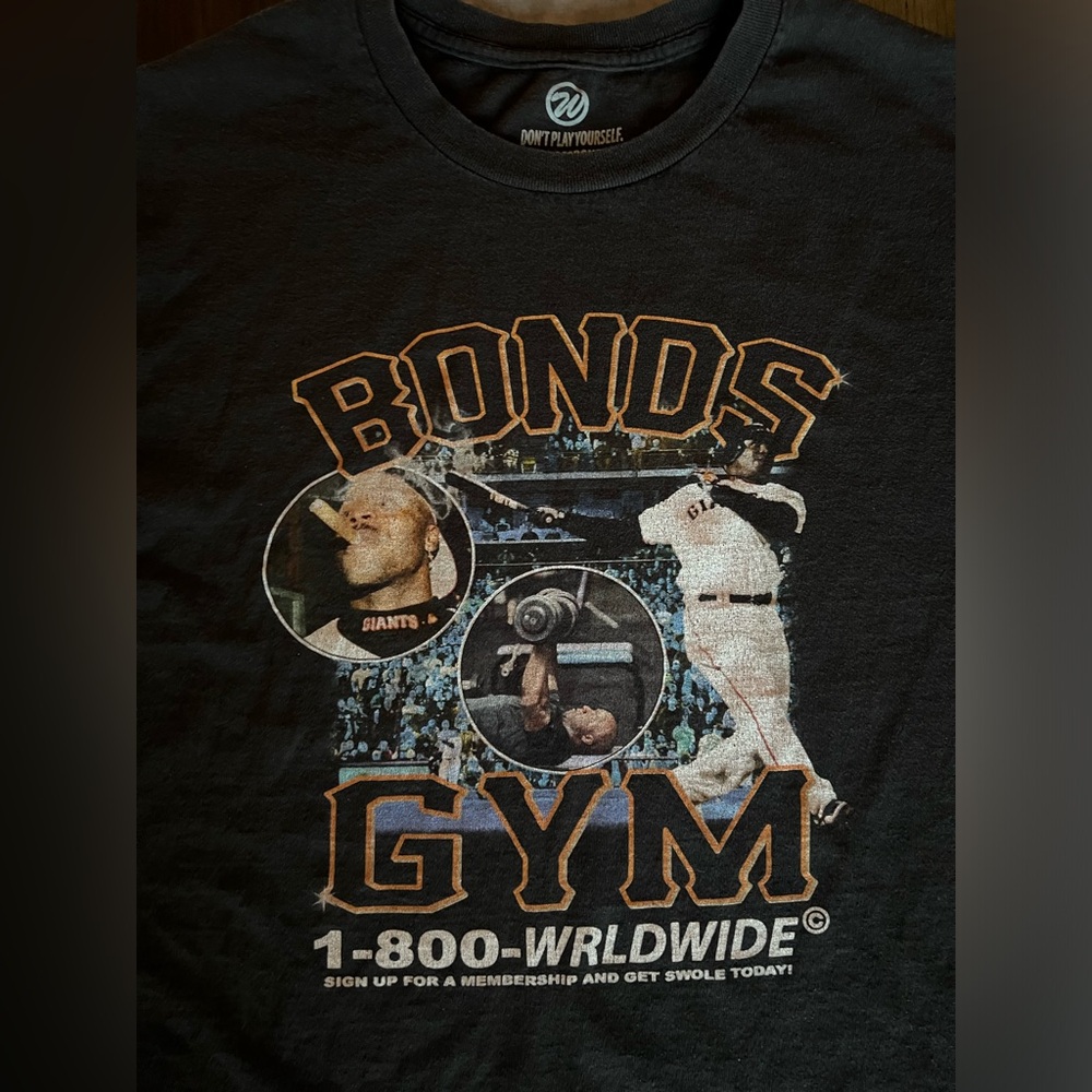 *RARE* San Francisco Giants Barry Bonds T shirt Large